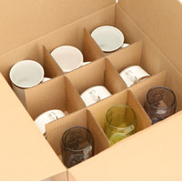 9 Cups and Glasses Removal box Packing boxes
