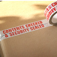 Security Tape Packing boxes