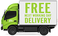 Free next working day delivery